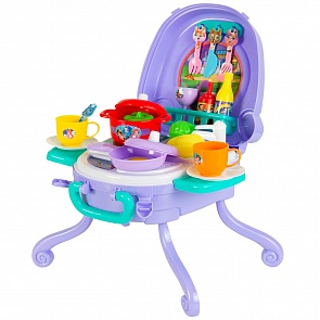 Кухня со светом и звуком, 30 предметов из серии Энчантималс (Росмэн, 36730)